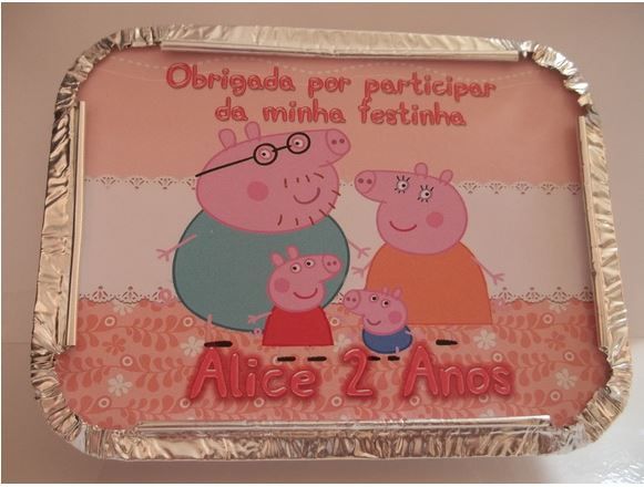 Marmitinhas Personalizadas - Peppa Pig